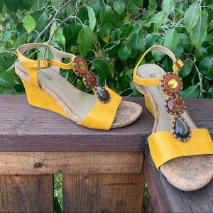 kenneth cole sandal wedges